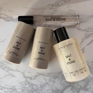 BRAND NEW Salt & Stone’s Famous Santal & Vetiver Travel Set